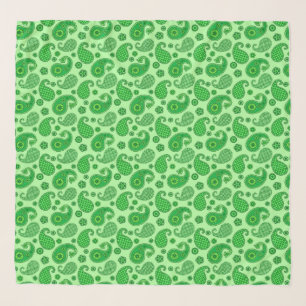 Paisley Pattern, Shades of Coral Orange    Scarf