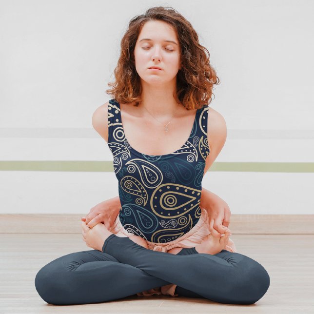 Paisley pattern tank top (Creator Uploaded)