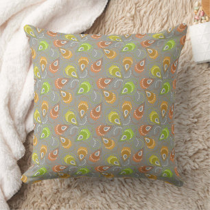 Paisley pattern. throw pillow