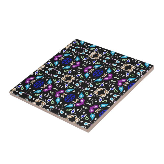 Paisley Pattern Tile (Side)