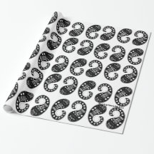 Paisley Pattern Wrapping Paper