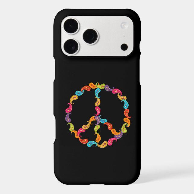 Paisley Peace iPhone Case (Back)