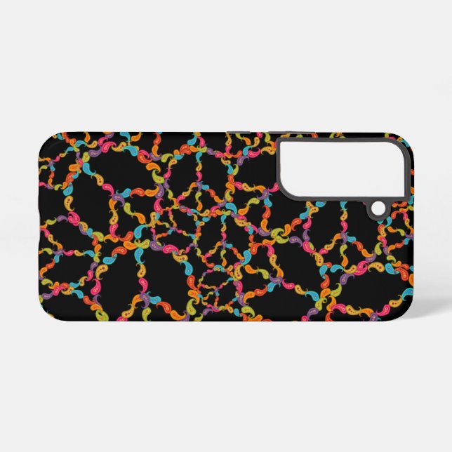 Paisley Peace Samsung Galaxy Case (Back Horizontal)