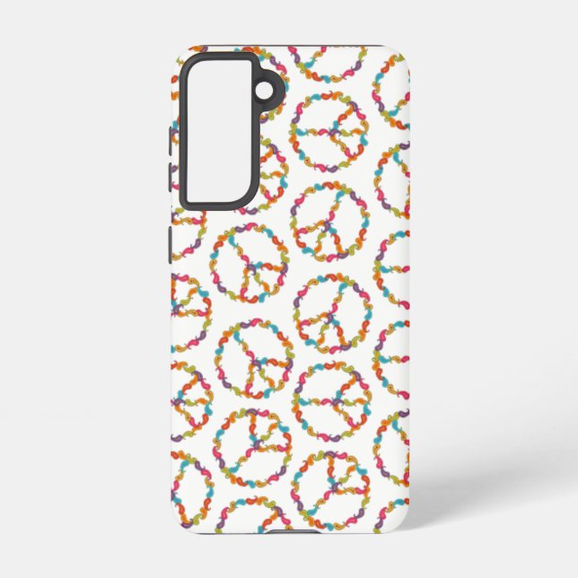 Paisley Peace Samsung Galaxy Case (Back)