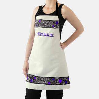 Paisley Polka Dots Apron