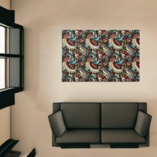 Paisley Print Indoor Area Rug