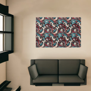 Paisley Print Indoor Area Rug