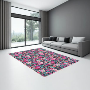 Paisley Print Indoor Area Rug