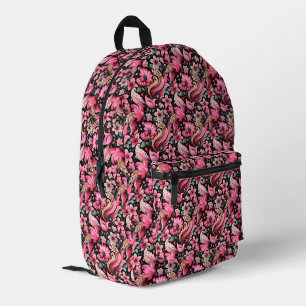 Paisley  printed backpack