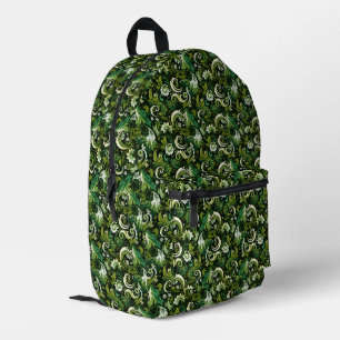 Paisley  printed backpack