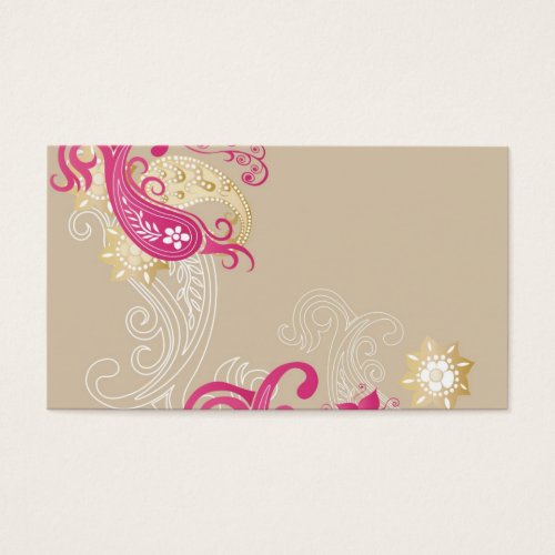Paisley Profile Card Business Card