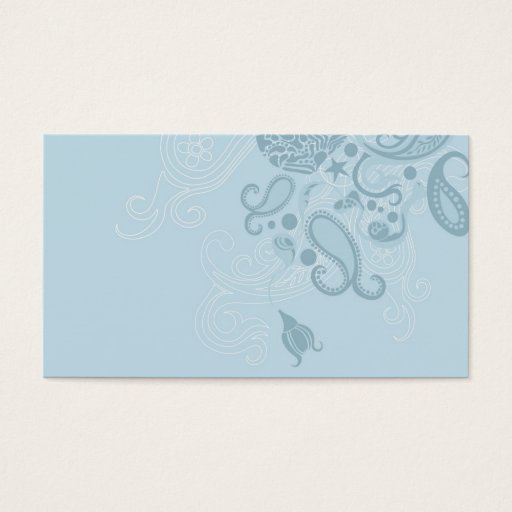 Customizable Paisley Profile Card Business Card Template