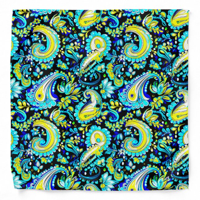 Paisley Psychedelic Bandana (Front)