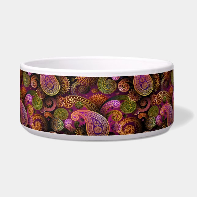 Paisley Purple Bowl (Front)