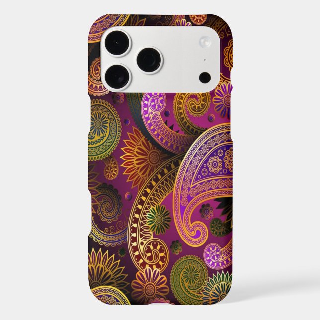 Paisley Purple Green Case-Mate iPhone Case (Back)