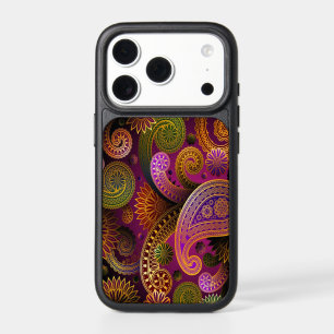 Paisley Purple Green iPhone 17 Pro Case