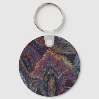 Paisley Purple Keychain