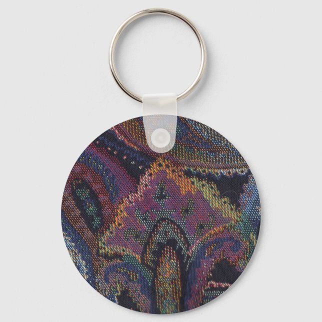 Paisley Purple Keychain (Front)