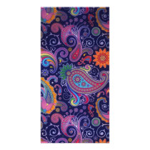 Paisley Purple pink Card