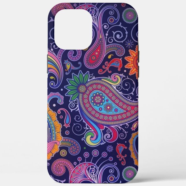 Paisley Purple pink Case-Mate iPhone Case (Back)