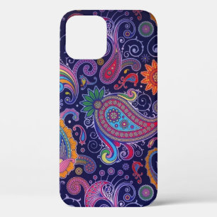 Paisley Purple pink iPhone 12 Case