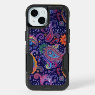 Paisley Purple Pink iPhone 15 Case