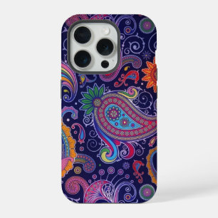 Paisley Purple pink iPhone 15 Pro Case