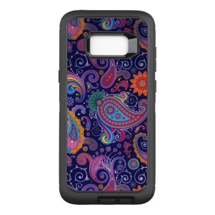 Paisley Purple pink OtterBox Defender Samsung Galaxy S8+ Case