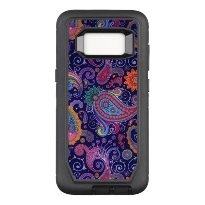 Paisley Purple pink OtterBox Defender Samsung Galaxy S8 Case