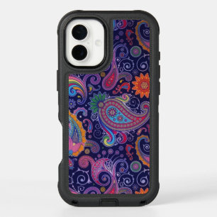 Paisley Purple Pink iPhone 16 Plus Case