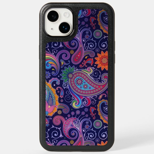 Paisley Purple pink Otterbox iPhone Case (Back)