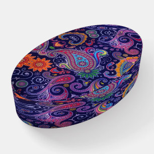 Paisley Purple pink Paperweight