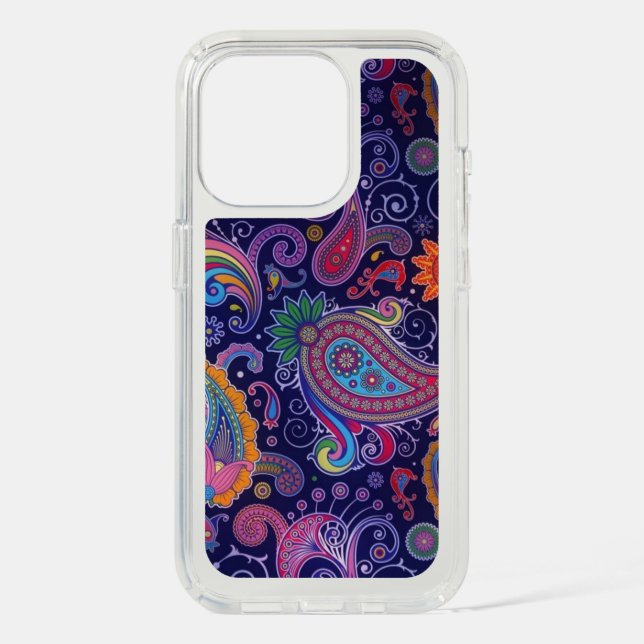 Paisley Purple pink Speck iPhone Case (Front)
