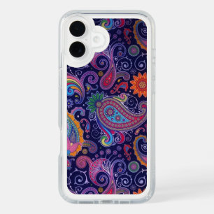 Paisley Purple Pink iPhone 16 Plus Case