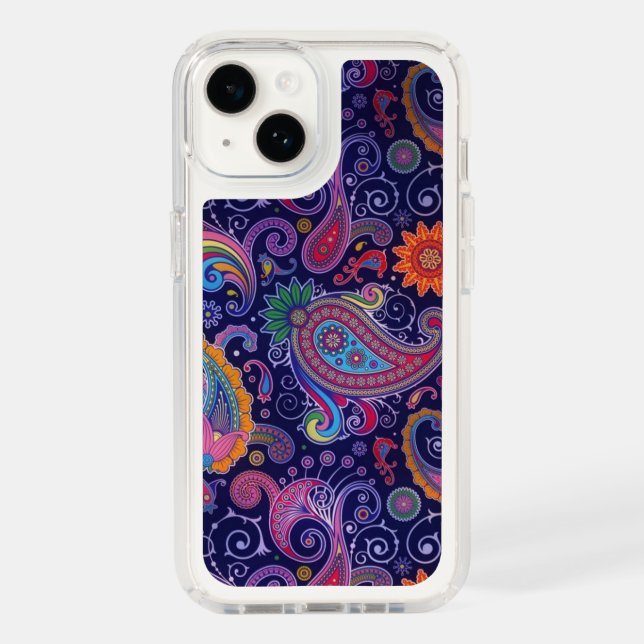Paisley Purple pink Speck iPhone Case (Front)