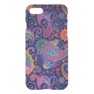 Paisley Purple Pink iPhone SE/8/7 Case