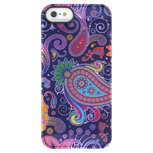 Paisley Purple pink Permafrost iPhone SE/5/5s Case