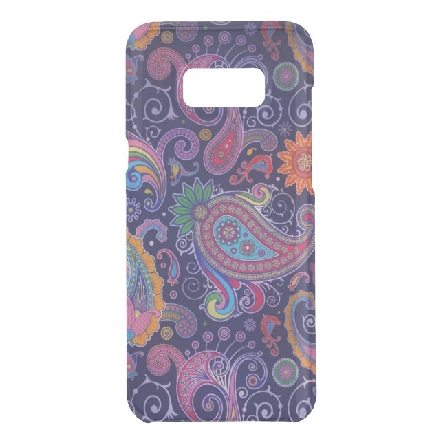 Paisley Purple Pink Uncommon Samsung Galaxy Case (Back)