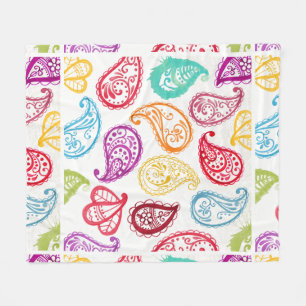 Paisley Rainbow Art Personalize Destiny Destiny'S Fleece Blanket