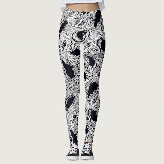 Paisley Rats Leggings (Front)