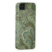 Paisley Sage Case-Mate iPhone 4 Case (Back/Right)