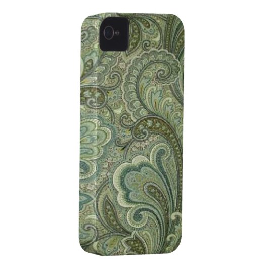 Paisley Sage Case-Mate iPhone 4 Case-Mate iPhone Case (Back/Right)