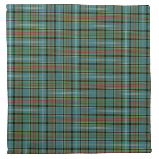 Paisley Scotland District Tartan Napkin (Front)