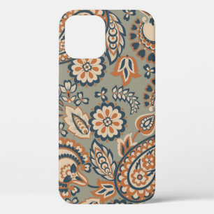 Paisley seamless vintage pattern. Vintage backgrou iPhone 12 Case