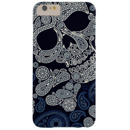 Paisley Skull Graphic Print Barely There iPhone 6 Plus Case