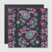 Paisley Stripe: Black Decorative Seamless (Front/Back)