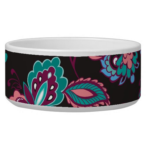 Paisley Stripe Black Decorative Seamless Bowl