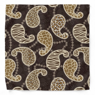 Paisley style background bandana