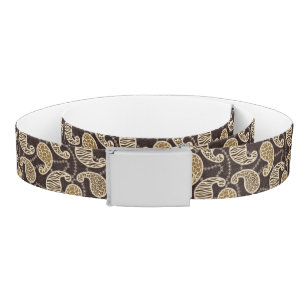 Paisley style background belt