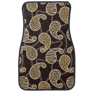Paisley style background car floor mat